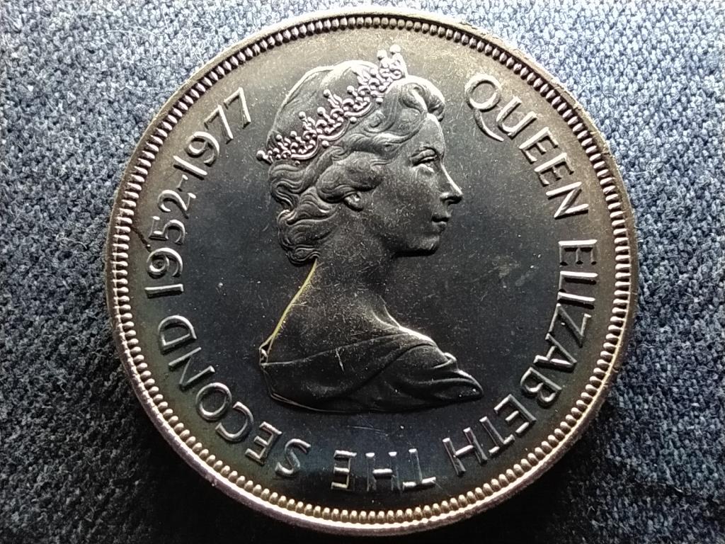 Guernsey II. Erzs&eacute;bet uralkod&aacute;s&aacute;nak 25. &eacute;vfordul&oacute;ja 25 penny