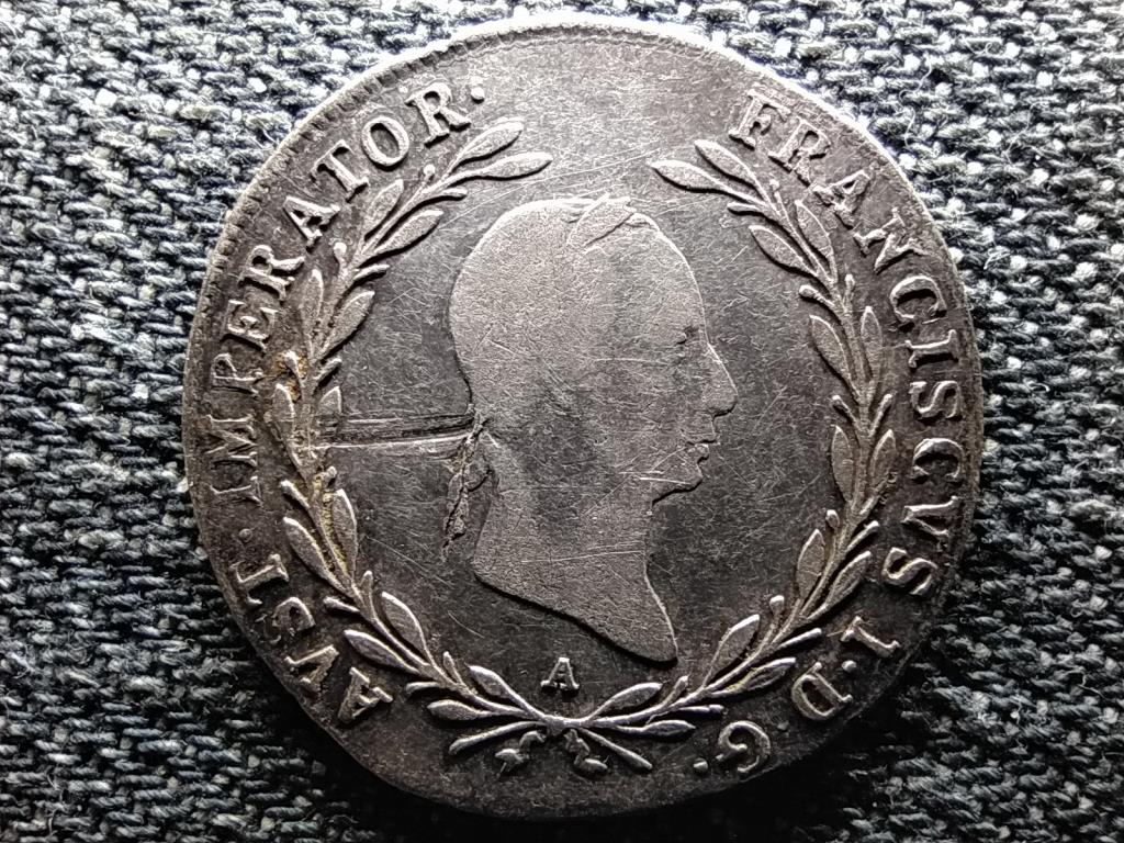 Ausztria II. Ferenc (1792-1835) .500 ez&uuml;st 10 Krajc&aacute;r