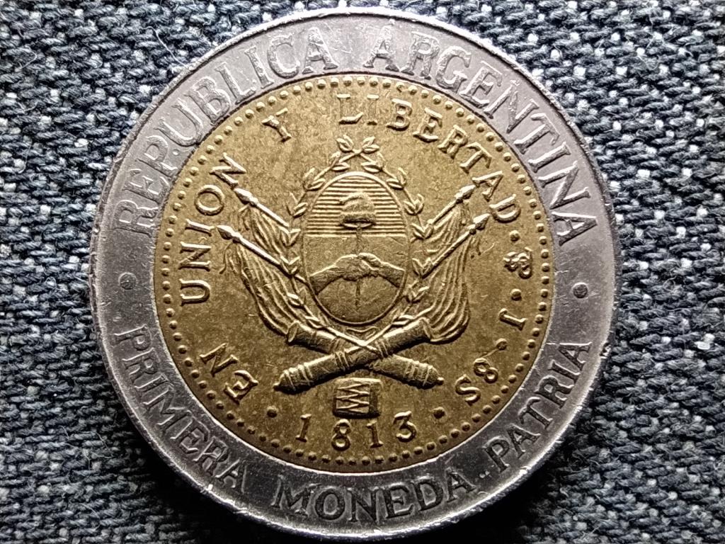 Argent&iacute;na Az első hazafias &eacute;rme k&eacute;tsz&aacute;zadik &eacute;vfordul&oacute;ja 1 Peso