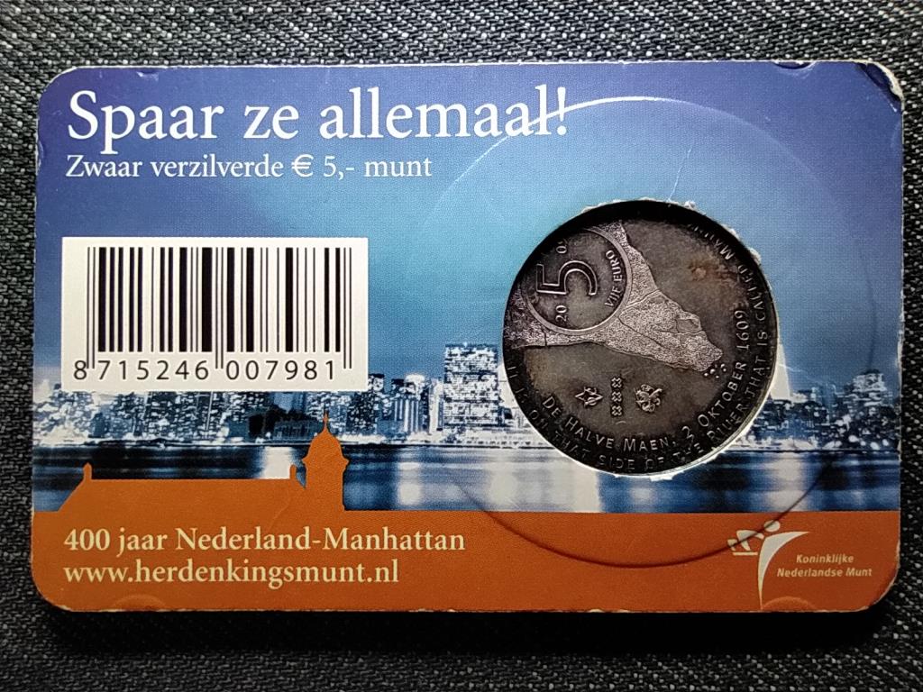 Hollandia 400 &eacute;ves Manhattan ez&uuml;st&ouml;z&ouml;tt 5 Euro