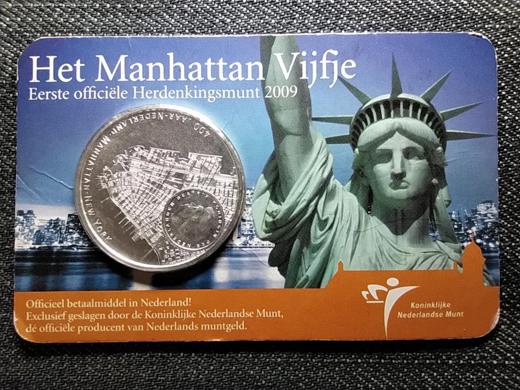 Hollandia 400 &eacute;ves Manhattan ez&uuml;st&ouml;z&ouml;tt 5 Euro