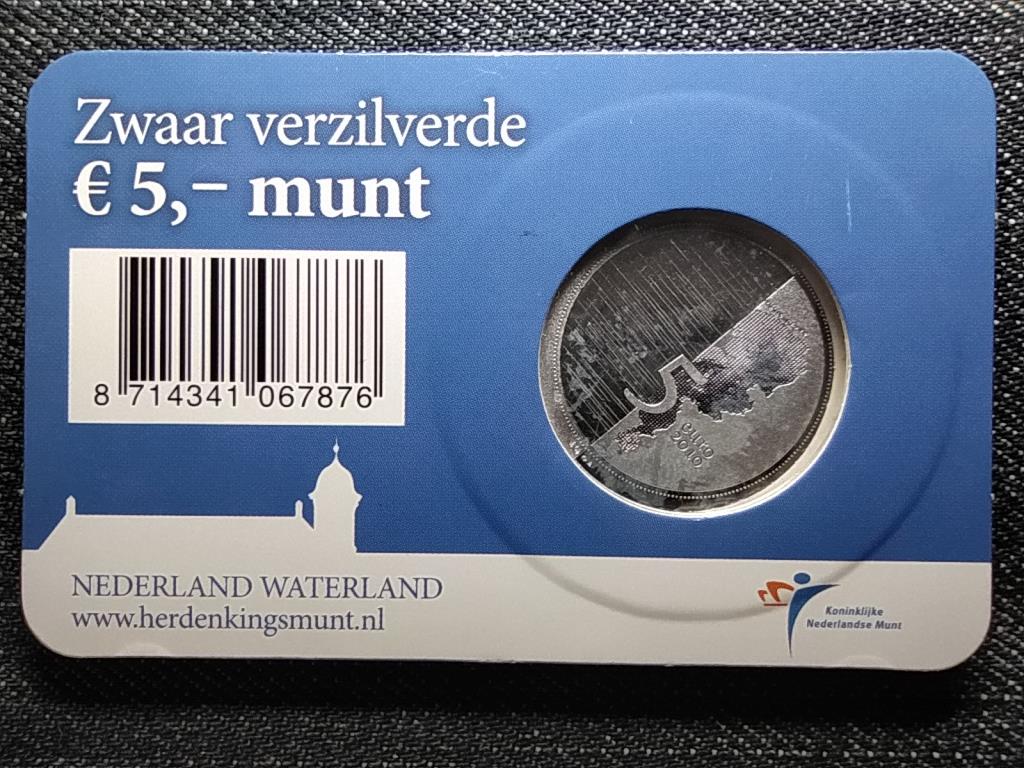 Hollandia Waterland ez&uuml;st&ouml;z&ouml;tt 5 Euro