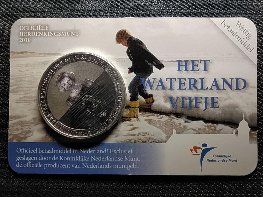 Hollandia Waterland ez&uuml;st&ouml;z&ouml;tt 5 Euro