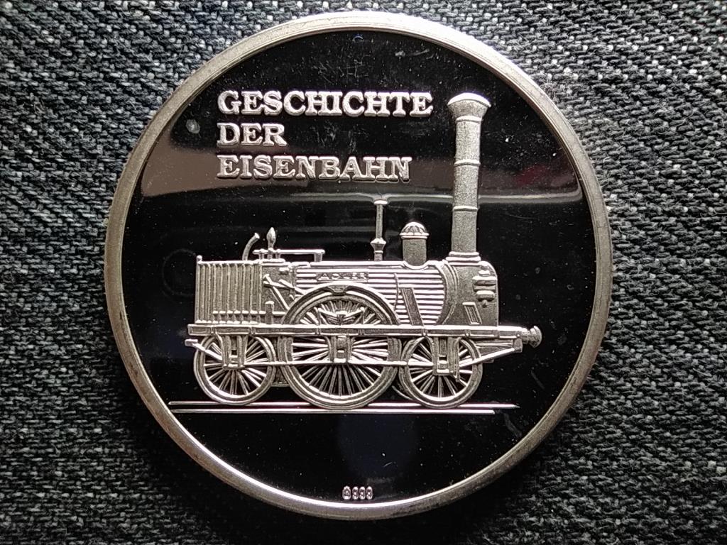 N&eacute;metorsz&aacute;g A vas&uacute;t t&ouml;rt&eacute;nete Lebegő m&aacute;gnesvas&uacute;t .999 ez&uuml;st