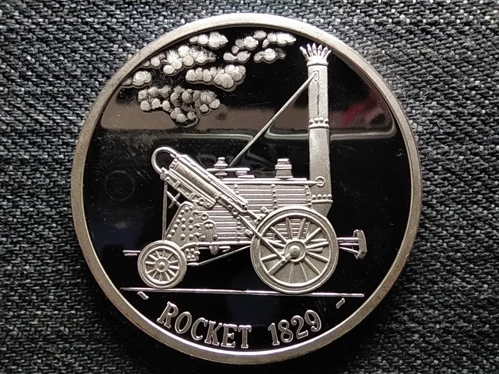 N&eacute;metorsz&aacute;g A vas&uacute;t t&ouml;rt&eacute;nete Rocket 1829 .999 ez&uuml;st