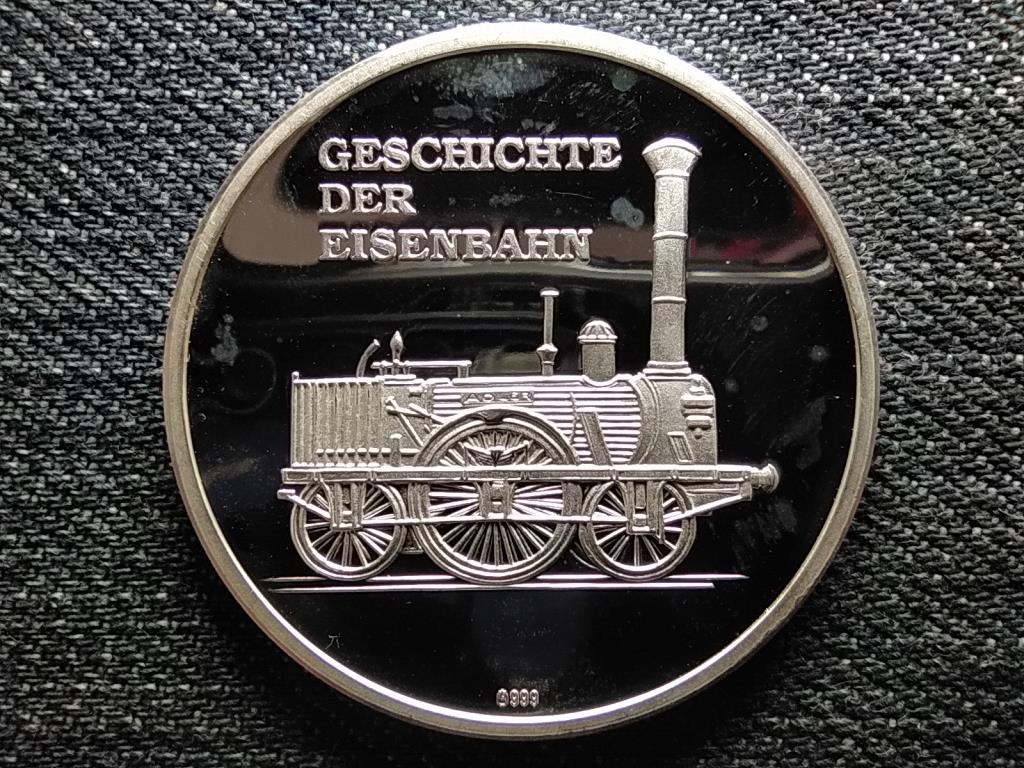 N&eacute;metorsz&aacute;g A vas&uacute;t t&ouml;rt&eacute;nete Puffing Billy 1813 .999 ez&uuml;st