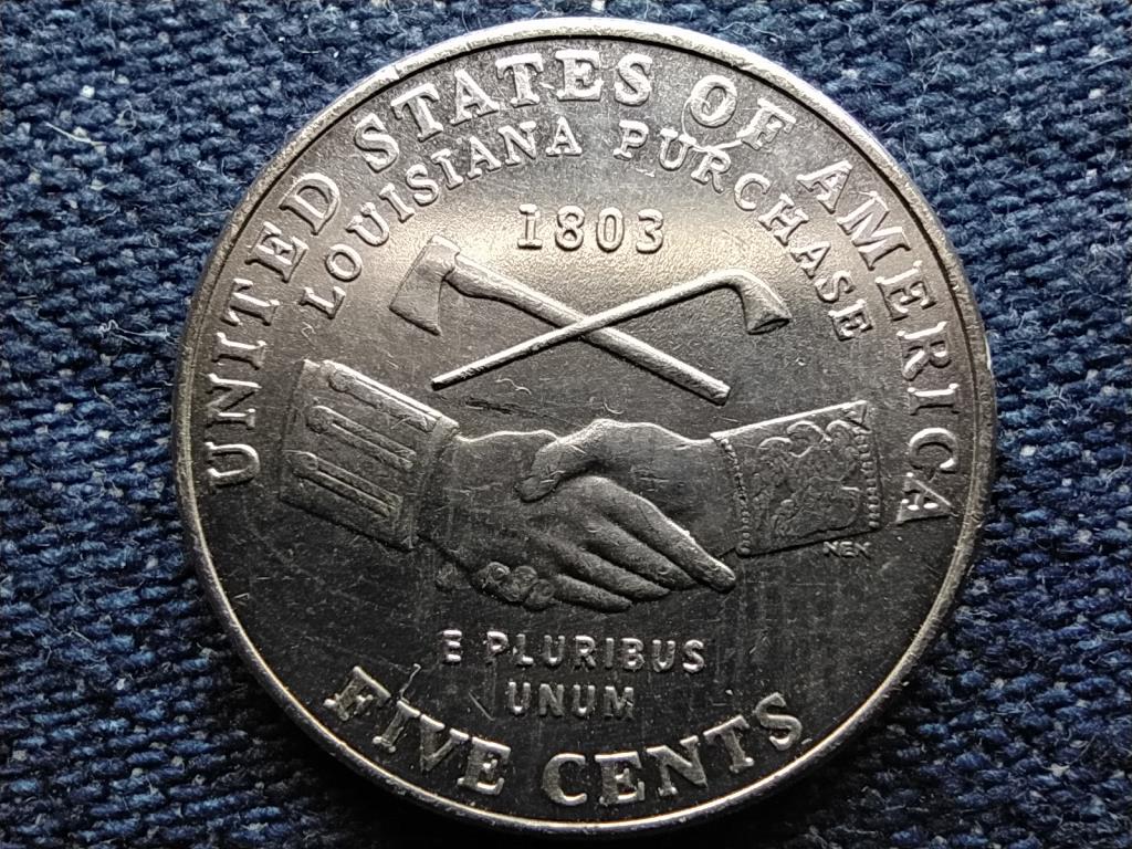 USA Louisiana Bicenten&aacute;riuma (1803-2003) 5 Cent