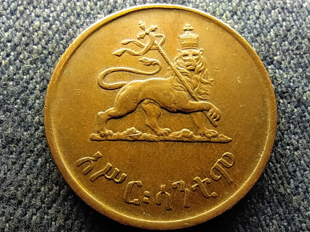 Eti&oacute;pia I. Haile Selassie (1930-1936) 10 santim 1944