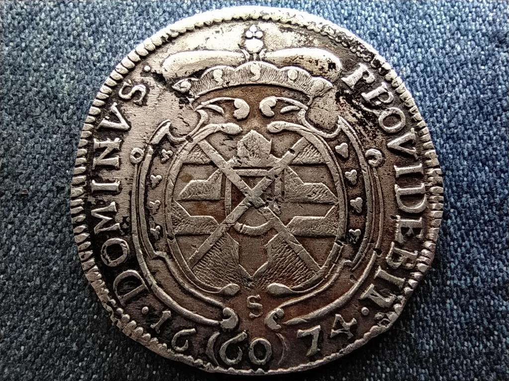 N&eacute;met &Aacute;llamok I. Albert (1642-1683) ez&uuml;st 60 krajc&aacute;r (2/3 tall&eacute;r) 1674 